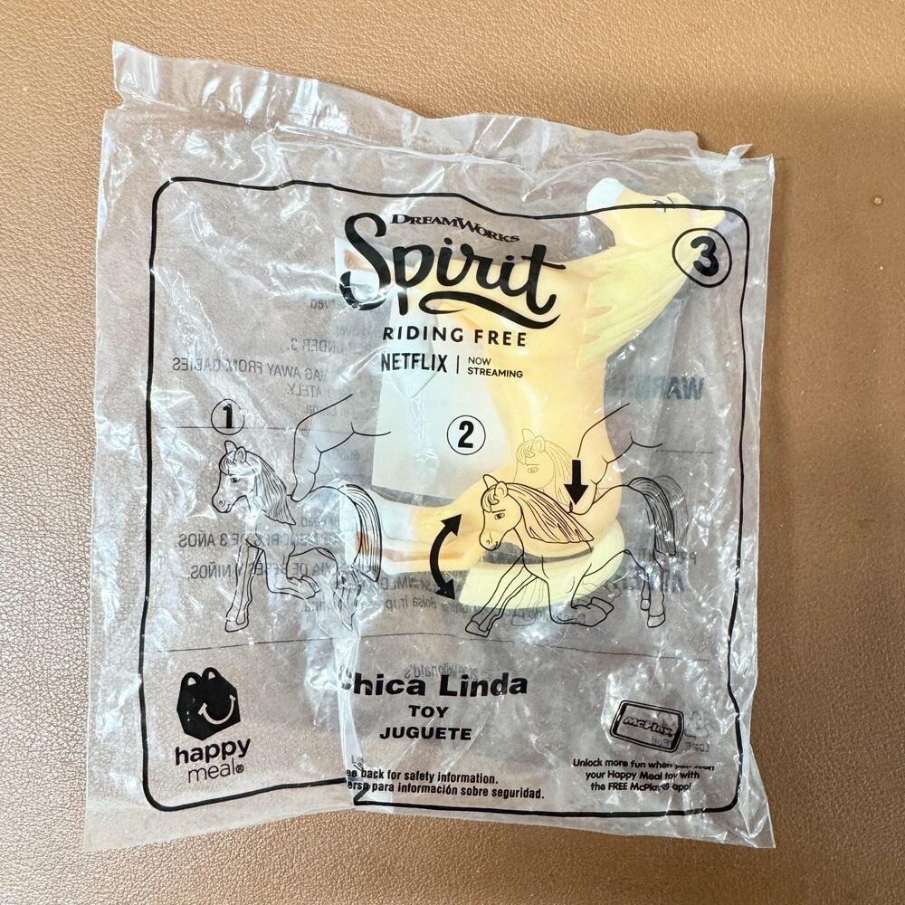McDonalds Happy Meal Toy 2020‎ Dreamworks Spirit Riding Free Chica Linda Toy 3+